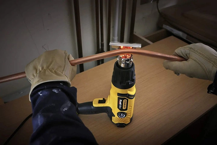 Строительный фен сетевой Stanley FatMax 2000 Вт, 650 °C FME670K - Фото 4 Строительный фен сетевой Stanley FatMax 2000 Вт, 650 °C FME670K - изображение 4