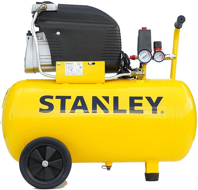 Компрессор воздушный поршневой Stanley 1.5кВт, 50л, 222л/мин, 8 Бар D211/8/50 - Фото 3 Компрессор воздушный поршневой Stanley 1.5кВт, 50л, 222л/мин, 8 Бар D211/8/50 - изображение 3