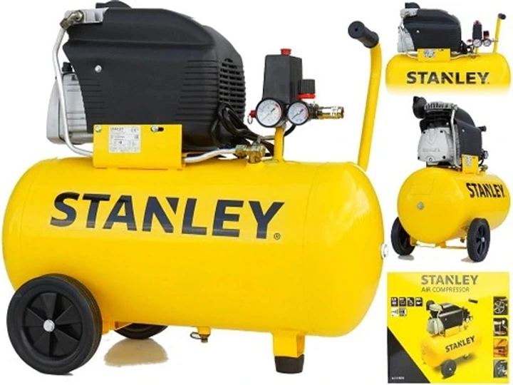 Компрессор воздушный поршневой Stanley 1.5кВт, 50л, 222л/мин, 8 Бар D211/8/50 - Фото 8 Компрессор воздушный поршневой Stanley 1.5кВт, 50л, 222л/мин, 8 Бар D211/8/50 - изображение 8