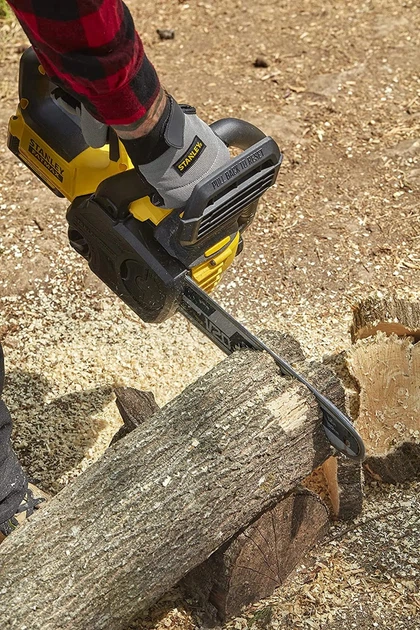 Пила цепная аккумуляторная Stanley FatMax 18 В, шина 30 см, цепь 3/8", 7.7 м/с SFMCCS630M1 - изображение 7