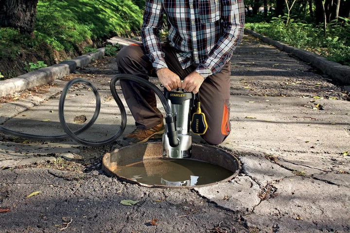Дренажний насос для брудної води Stanley 1.1 кВт, 16500 л/год SXUP1100XDE - зображення 3