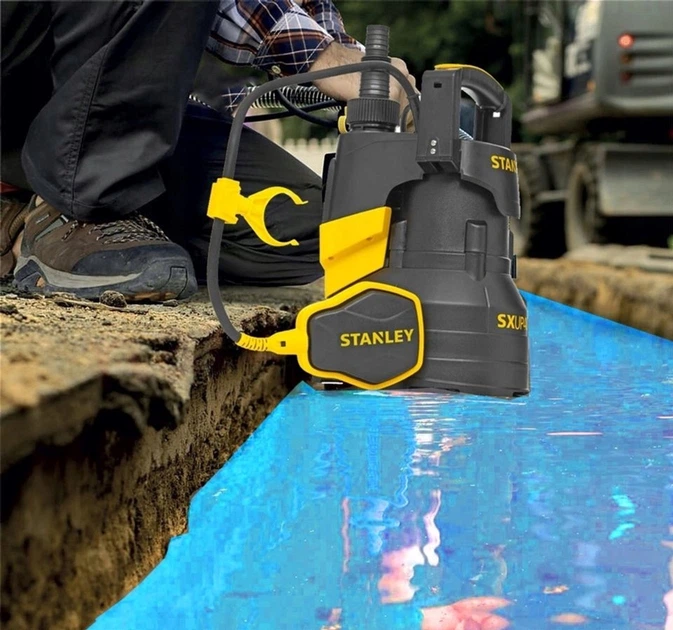 Дренажний насос для чистої води Stanley 0.4 кВт, 900 л/год SXUP400PCE - зображення 10