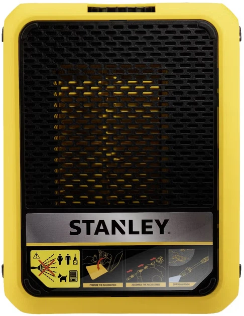 Мойка высокого давления электрическая щеточная Stanley 2.5 кВт, 180 бар, 8 м, 500 л/год, 50°C, бак 0.6 л SXPW25CDSS-E - Фото 6 Мойка высокого давления электрическая щеточная Stanley 2.5 кВт, 180 бар, 8 м, 500 л/год, 50°C, бак 0.6 л SXPW25CDSS-E - изображение 6