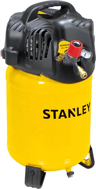 Компрессор воздушный поршневой Stanley 1.1кВт, 24л, 180л/мин, 10 Бар D200/10/24V - Фото 1 Компрессор воздушный поршневой Stanley 1.1кВт, 24л, 180л/мин, 10 Бар D200/10/24V - изображение 1