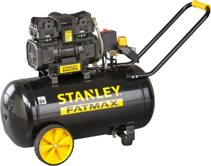 Компрессор воздушный поршневой Stanley Fatmax 1.1кВт, 160л/хв, 50л, 8 Бар FMXCMS1550HE - Фото 1 Компрессор воздушный поршневой Stanley Fatmax 1.1кВт, 160л/хв, 50л, 8 Бар FMXCMS1550HE - изображение 1