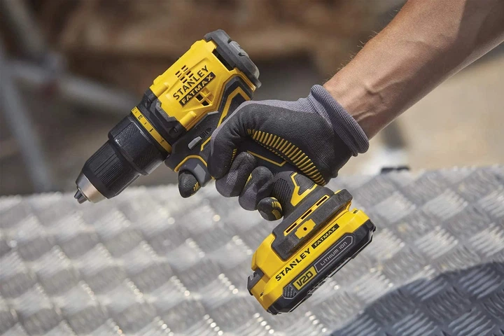 Дрель-шуруповерт бесщеточный аккумуляторный Stanley FatMax 20V MAX, 18 В, 2 Ач, 60 Нм SFMCD710D2K - Фото 4 Дрель-шуруповерт бесщеточный аккумуляторный Stanley FatMax 20V MAX, 18 В, 2 Ач, 60 Нм SFMCD710D2K - изображение 4