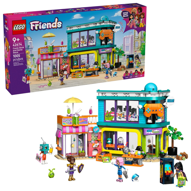 Конструктор LEGO Friends Магазин ігор та коміксів 1005 елементів (42674) (5702017836003) - зображення 2