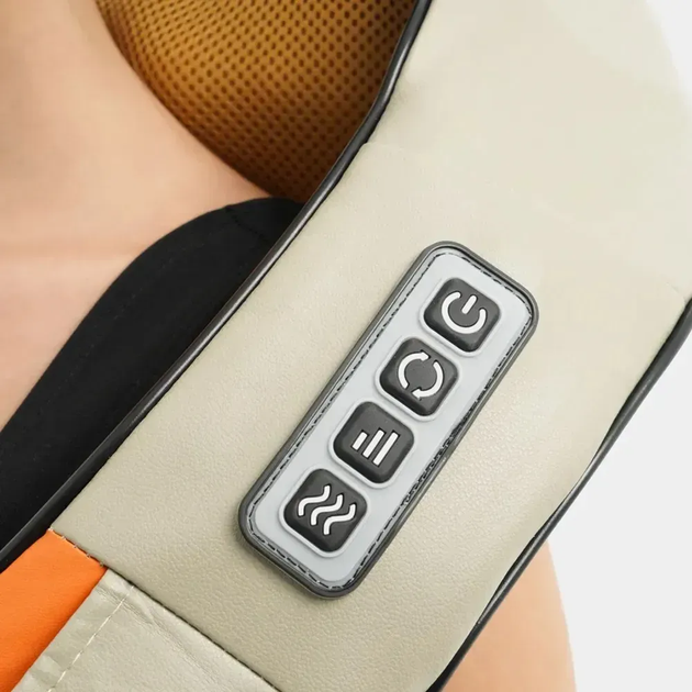 Роликовый массажер для шеи и плечей с подогревом Massager of Neck Kneading (см11420) - изображение 5