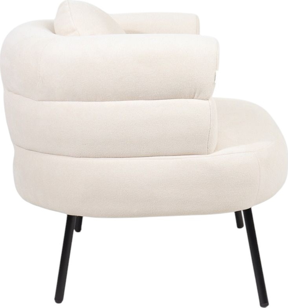 Fotel tapicerowany Homla SUAVE 87 x 80 x 72 cm Beige (5906496737794) - obraz 3