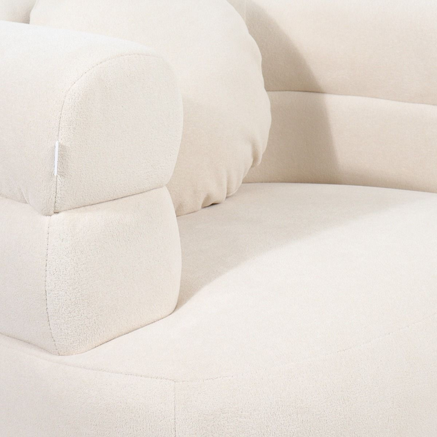 Fotel tapicerowany Homla SUAVE 87 x 80 x 72 cm Beige (5906496737794) - obraz 4