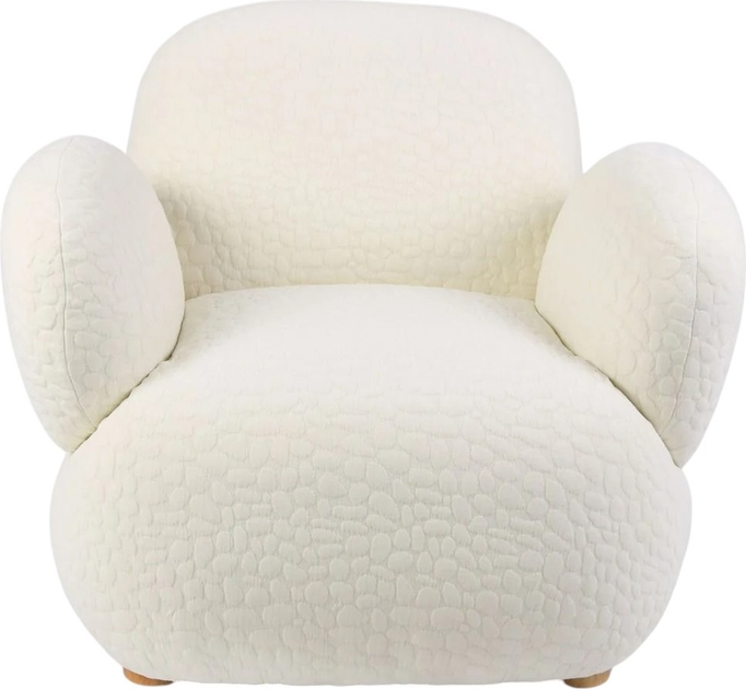 Fotel tapicerowany Homla SIESTE 96.5 x 90 x 79 cm Ecru (5906496741050) - obraz 2