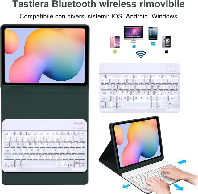 Чехол - клавиатура IVEOPPE для Samsung Galaxy Tab S6 Lite 10.4 дюйма - Фото 3 Чехол - клавиатура IVEOPPE для Samsung Galaxy Tab S6 Lite 10.4 дюйма - изображение 3