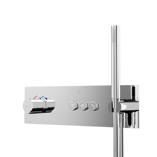 Смеситель для душа с термостатом STEINBERG 390 сhrome glossy 27.6 х 39.6см (390 4232) - изображение 5