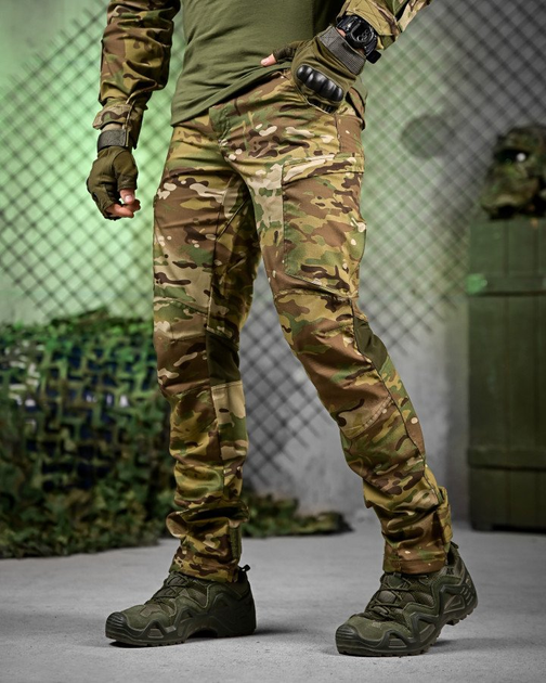 Тактический летний комплект 3 в 1 штаны, бейсболка, UBACS Tactical Combat Multicam S - изображение 5