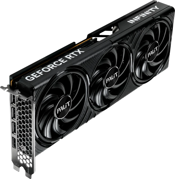 Відеокарта Palit PCI-Ex GeForce RTX 5060 Ti Infinity 3 16GB GDDR7 (128bit) (2572/28000) (HDMI, 3 x DisplayPort) (NE7506T019T1-GB2061S) - зображення 2