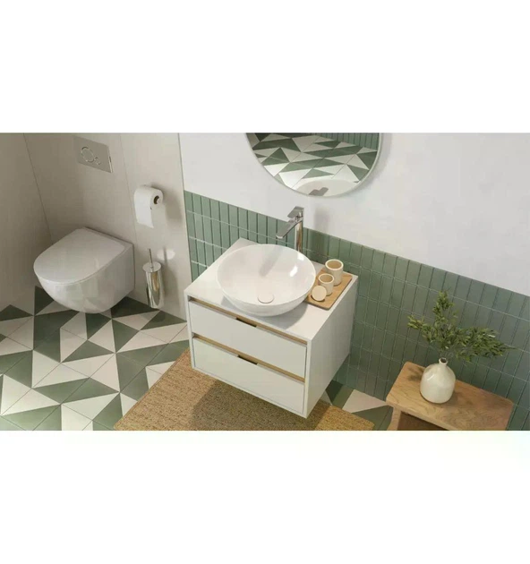 Унітаз підвісний без обідка 48х36 см з сидінням Soft Close Excellent LUQA, білий - изображение 2
