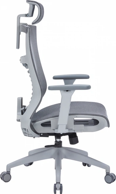 Кресло компьютерное офисное эргономичное OfficePro Balance OC620-G-DG-DG Gray/Dark Gray - изображение 5
