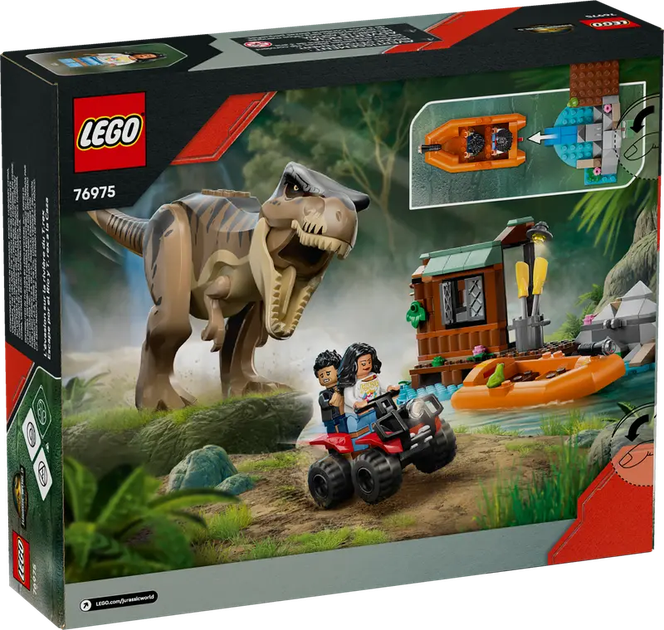 Конструктор LEGO Jurassic World Втеча річкою від тиранозавра 199 елементів 76975 (5702017849966) - зображення 6