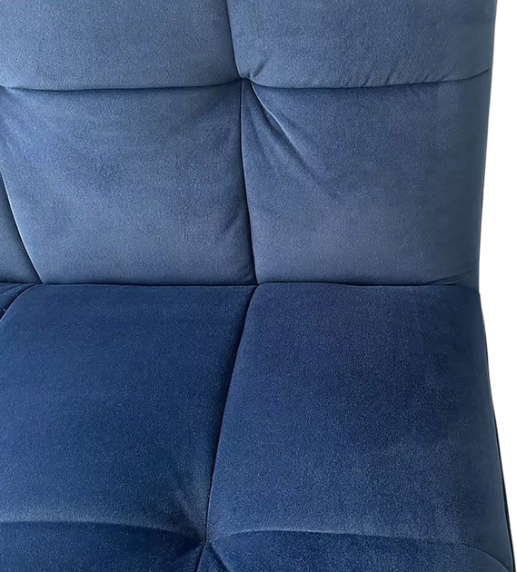 Fotel tapicerowany Homla NELOX 63 x 69 x 73 cm Navy Blue (5906496746321) - obraz 4