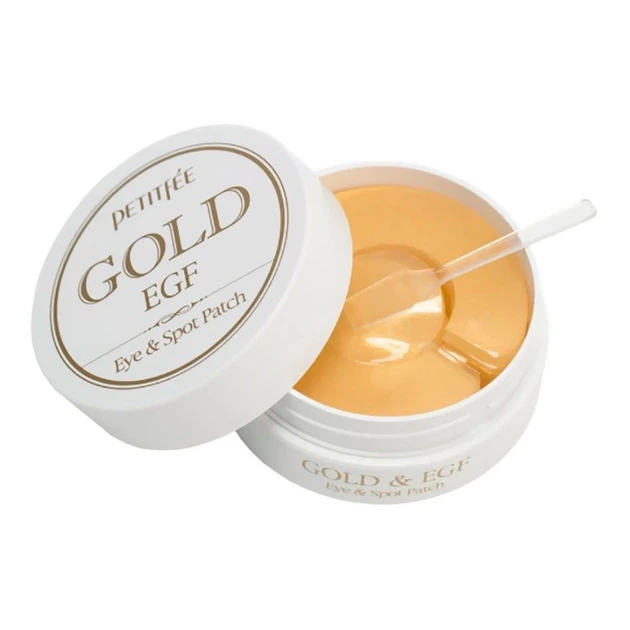 Гидрогелевые патчи для глаз с золотом - PETITFEE & KOELF Gold EGF Eye Spot Patch, 60 шт - изображение 2