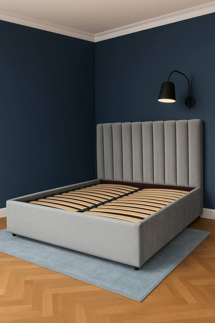 Ліжко Smart Tramonto Lite 160х200 см Lili 94 Сіра ordf (33410011-94) - зображення 2