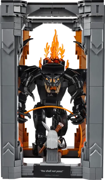 Конструктор LEGO Icons Властелин колец: Бук-нук с Балрогом 1201 элемент (10367) - изображение 2