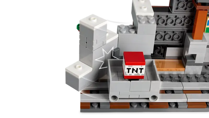 Zestaw klocków LEGO Minecraft Kilofowa kopalnia, 530 el. 21277 (5702017815510) - obraz 4