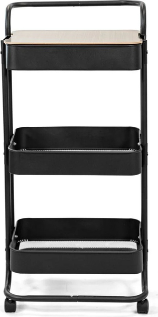 Regał Homla HYLLA metalowy 43 x 42 x 90 cm Black (5904183853154) - obraz 2