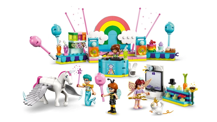 Конструктор LEGO Friends Костюмированная вечеринка с единорогом и феей 261 деталь (42661) - изображение 2