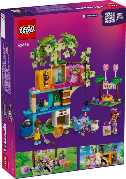 Конструктор LEGO Friends Кошачий день рождения и домик на дереве 321 деталь (42666) - изображение 14