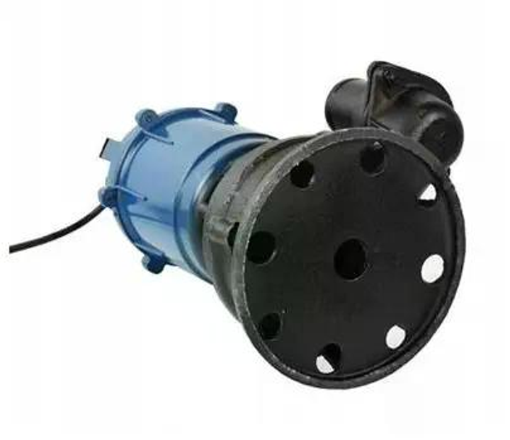 Насос занурювальний фекальний дренажний N.E.K 2,6 kW з ножем подрібнювачем дробилкою лезом сікатором + шланг 5 метрів - зображення 2