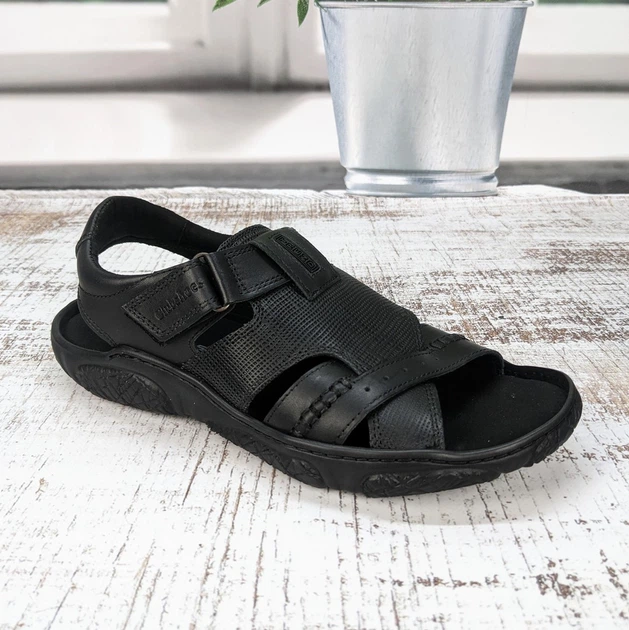 Сандалії чоловічі ClubShoes чорні шкіряні 45р (30 см) 3959 - Фото 7 Сандалії чоловічі ClubShoes чорні шкіряні 45р (30 см) 3959 - зображення 7