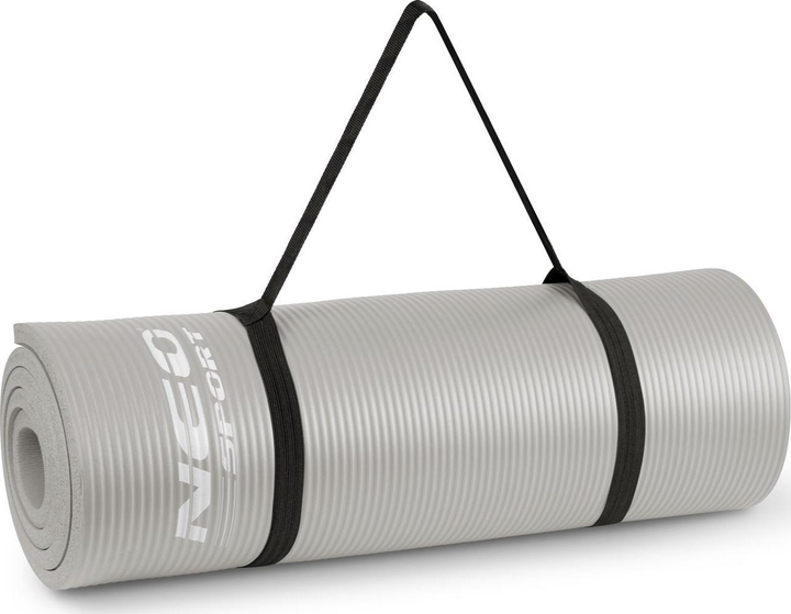 Mata do cwiczen Neo Sport 183 x 60 cm 192200 szara (5903890606145) - obraz 6