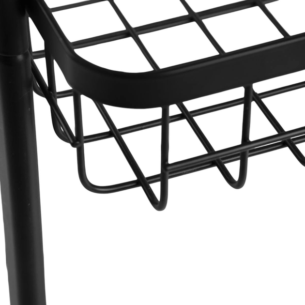 Regał Homla CARINN metalowy 38 x 42 x 73 cm Black (5904183896489) - obraz 4