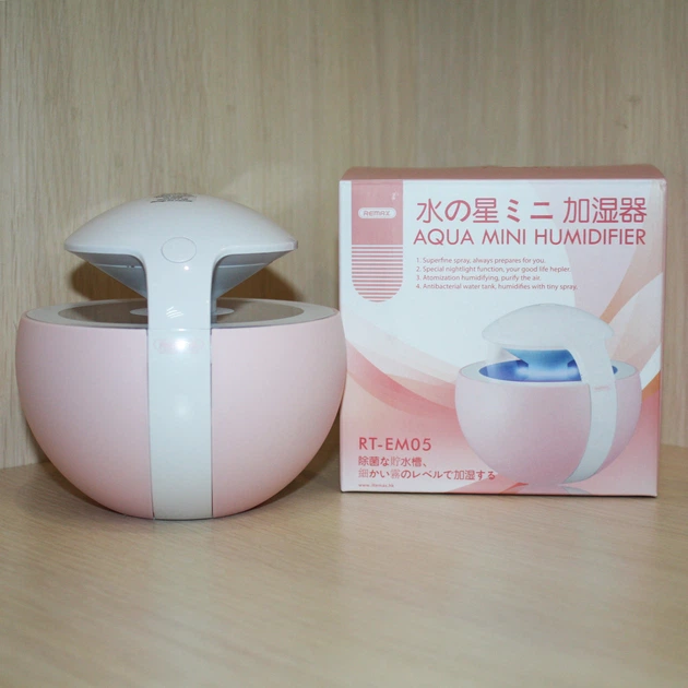 Зволожувач повітря Remax Mercury RT-EM05, Pink - зображення 8