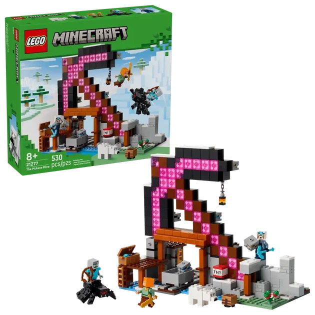 Конструктор LEGO Minecraft Кирковая шахта 530 элементов (21277) - изображение 6