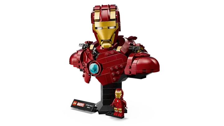Конструктор LEGO Marvel Бюст Железного Человека MK4 436 элементов (76327) - Фото 4 Конструктор LEGO Marvel Бюст Железного Человека MK4 436 элементов (76327) - изображение 4