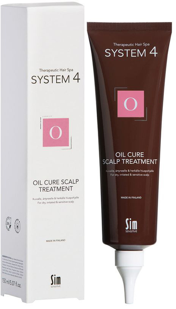 Маска-піллінг Sim Sensitive System 4 О Oil Cure для очищення шкіри голови 150 мл (6417150024390) - зображення 1