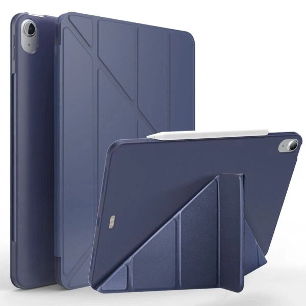 Чехол Deexe SmartCover для iPad Air 4 / 5 10.9 (2020/2022) / Air 11 M3/M2 (2025/2024) - Dark Blue - изображение 3