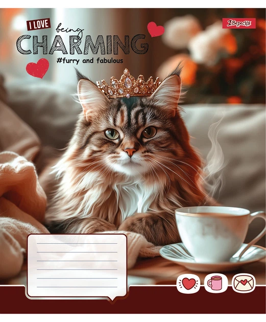Набір зошитів 24арк. лінія 1Вересня Charming, уп.20шт. (768188) - зображення 2