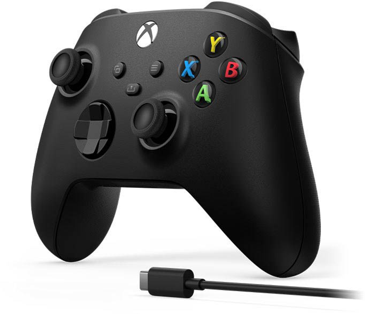Pad do gier Microsoft Xbox + kabel USB typu C (1V8-00002) (09710178365430) - Outlet - obraz 2