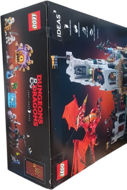 Zestaw klockow LEGO Ideas Dungeons & Dragons: Opowiesc czerwonego smoka 3745 elementow (21348) (955555910591427) - Outlet - obraz 2