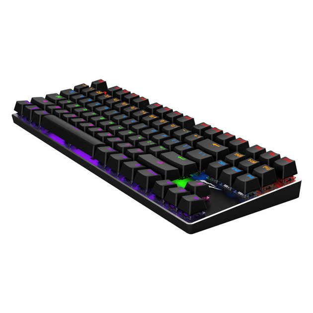 Клавиатура игровая механическая проводная USB с подсветкой 87 клавиш HAVIT HV-KB435L-LED Синие свитчи - изображение 15