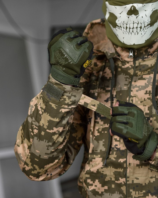 Тактичний костюм 3в1 Colossus Піксель армійська саржа з відстібаємим капюшоном і поясом на резинці L - зображення 5