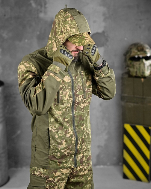 Тактический костюм Горка Хищник Predator из гретты с усилением коленей и локтей XL - изображение 7