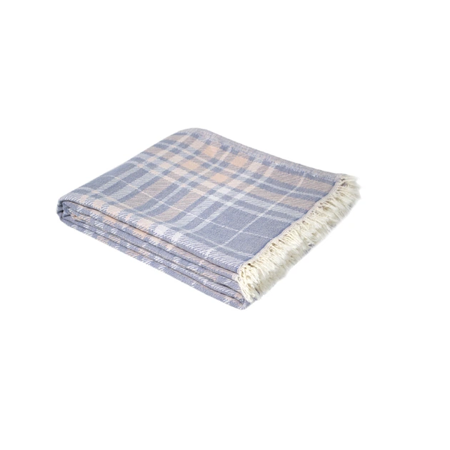 Покрывало Lotus Home Checked Caledonia голубой 190*225 (svt-2000022342759) - изображение 2