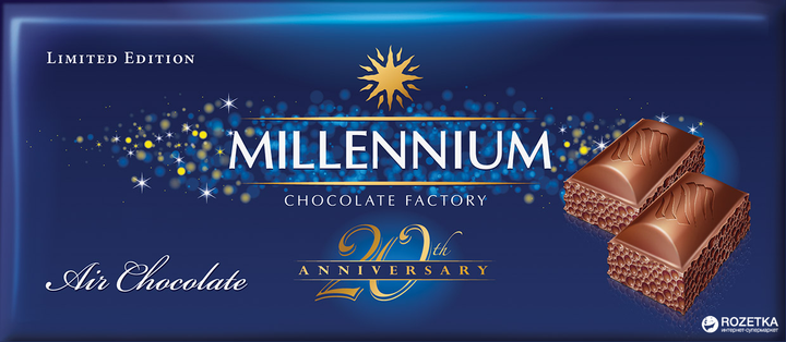 Шоколад Millennium Юбилейный молочный пористый 90 г (4820075507145 ...