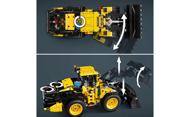 Конструктор LEGO Колісний навантажувач Volvo L120 Electric 973 деталей (42209) - изображение 6