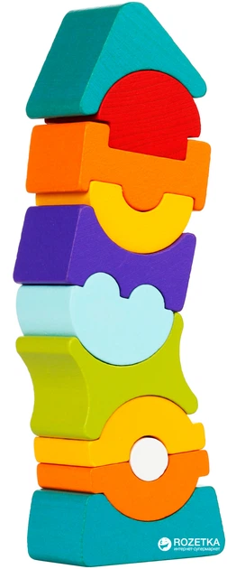 Дерев'яна іграшка Cubika Гнучка вежа LD-9 (12862) (4823056512862) - зображення 3