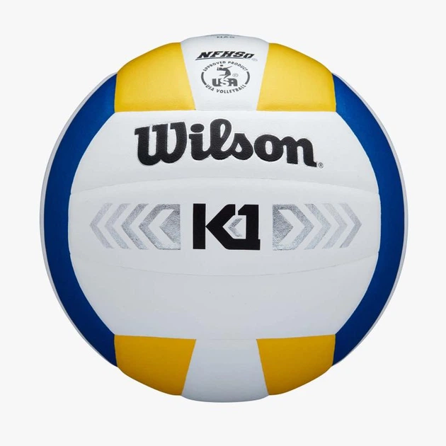 М'яч для пляжного волейболу Wilson K1 Silver, розмір 5 - Фото 1 М'яч для пляжного волейболу Wilson K1 Silver, розмір 5 - зображення 1